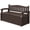 Brown, variant on Devoko 82 Gallon Storage Patio Bench and Deck Box Organization Storage Combi for Patio, Garden