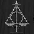 thumbnail image 2 of Boy's Harry Potter Deathly Hallows Symbol Graphic Tee Black X Small, 2 of 5