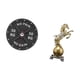 thumbnail image 5 of Reloj de pared 3D de resina coleccionable, adorno artesanal de arte moderno decorativo creativo, para gimnasio en casa, entrenamiento de culturismo y, 5 of 8