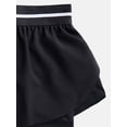 thumbnail image 2 of Athletic Works Girls Active 2 In 1 Shorts, Sizes 4-18 & Plus, 2 of 3