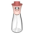 thumbnail image 2 of Oil Bottle under $5! Ke1Clo 150ml Glass Olive Oil Dispenser with No Drip Spout, Kitchen Oiler for Vinegar, Easy Clean, Reusable, Pink, 2 of 7