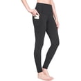 thumbnail image 1 of BALEAF Leggings térmicos cálidos con forro polar para mujer, pantalones de yoga de talle alto, clima frío con bolsillos, 1 of 3