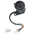 thumbnail image 4 of SUTENGDA Motorcycle Odometer  Screen Motorcycle Odometer  Digital Odo-Meter Electric Motor Bike Tachometer LED Backlight 12 V Motorcycle Dual Odometer Speedometer Gauge Kit Cafe Racer, 4 of 9