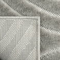 thumbnail image 5 of LR Home Astra 7'10" x 9'10" Gray Trellis Plush Indoor/Outdoor Area Rug Rug, 5 of 8