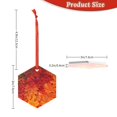 thumbnail image 3 of Rocae Autumn Leaf for Acrylic Christmas Pendant Ornament for Festive Decor Hanging Pendant,Perfect for Home and Office-Hexagon, 3 of 7