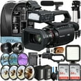 thumbnail image 1 of Panasonic HC-X2100 Camcorder UHD 4K with 2 Pack 64GB SanDisk Memory Card + Backpack + LED Flash + Widgeangle + ZeeTech Accessory Bundle, 1 of 5