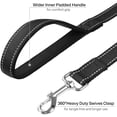 thumbnail image 3 of LAICAIW 6FT Reflective Dog Leash with Soft Padded Handle for Training,Walking Lead for Large & Medium Dog,1 Inch Wide,Black, 3 of 6