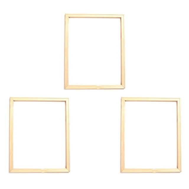 3X de Madera de 40X30cm Marcos de Fotos DIY Arte Adecuado para Pintura de Decoración del Hogar Pinturas de Dibujo de Diamantes Digitales