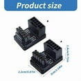 thumbnail image 5 of 12VHPWR 180 Degree Angled Adapter ATX3.0 16Pin Power Connector 600W Pcie 5.0, 5 of 15