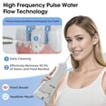 thumbnail image 2 of YOOVEE Cordless Water Flosser & Oral Irrigator, 300ml, 3 Modes, 4 Nozzles, IPX7 Waterproof for Travel/Home White, 2 of 7