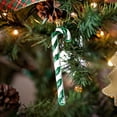 thumbnail image 3 of 6pcs Christmas Candy Canes Plastic Christmas Tree Hanging Ornaments, Christmas Crutch Plastic Candy Cane Ornaments with Strings for Christmas Tree Hanging Ornaments, 3 of 8