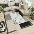 thumbnail image 2 of 6'x9' carpet for room for bedroom classroom carpet gertmenian printed indoor boho area rug - non slip, ultra thin, super strong, printed rug - home déc basement carpet carpet for bedroom aesthetic, 2 of 9
