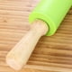 thumbnail image 4 of Rodillo de silicona para hornear, rodillo de masa antiadherente, mango de madera, accesorios de cocina, rodillo de repostería, 4 of 5