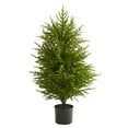 thumbnail image 2 of Nearly Natural 40" Green Norfolk Island Pine Natural Look Artificial Christmas Tree, 2 of 5