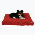 thumbnail image 5 of Carolina Pet 012220 Classic Canvas Rectangle Poly Fill Jamison Pet Bed - Barn Red with Khaki Cord, Large, 5 of 5
