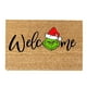 thumbnail image 1 of Mini Grinch Ornaments Grinch Ornaments Grinch Christmas Decorations Christmas Decorative Floor Mat Door Mat Cartoon Green Furry, 1 of 7