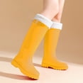 thumbnail image 4 of YUEHUA Womens Rain Boots Stylish Mid Calf Boots for Women Rainy Days Casual Outfits Outdoor Activities Waterproof Lightweight Anti-Slip Garden Boots, 4 of 8