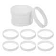 thumbnail image 1 of ADDHAT 50Pcs White Silicone Sports Bracelet Elastic Wristband for Outdoor Events and Parties, 1 of 7