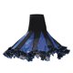 thumbnail image 1 of Traje de Baile Flamenco de Salón Larga  de Volante Moderna Azul real Yuyangstore Vestido de baile latino, 1 of 8