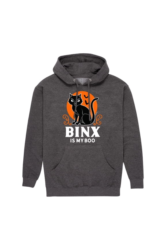 - Binx Is My Boo - Men's Pullover Hooded Fleece Sweatshirt