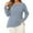 Gray Blue, variant on a.Jesdani Women Plus Size Sweatshirts Crew Neck Side Slit Soft Oversized Pollover Sweatshirts 3XL