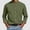 #Army Green, variant on DPTALR Men's Solid Color Casual Fashion Stand Collar Button Pocket Long Sleeve Shirt,Gray, XXXL