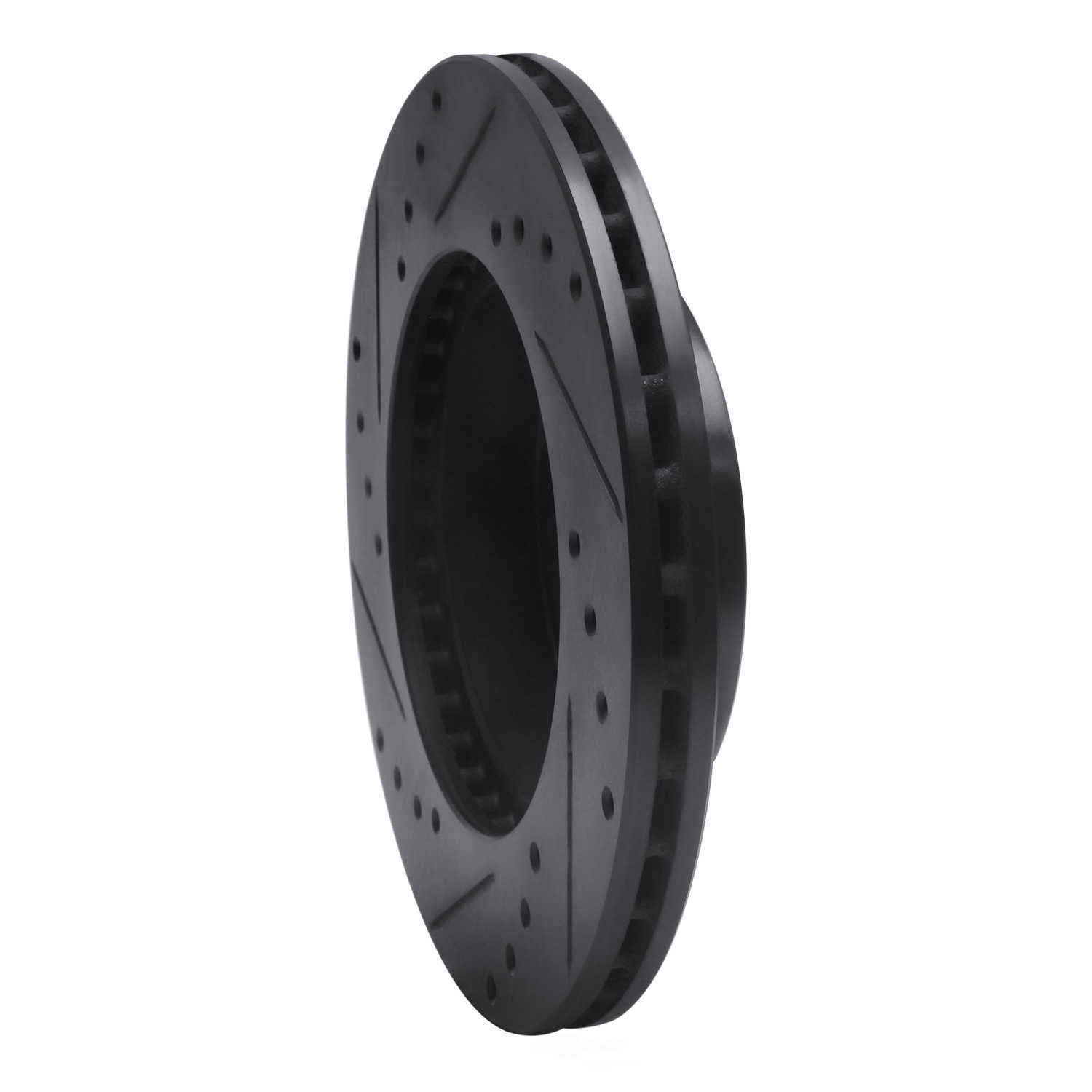 Dynamic Friction Company 633-59015R DFC Brake Rotor - Drilled And Slotted - Black