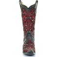 thumbnail image 4 of Corral Women's Crystal And Sequin Inlay Western Boot Snip Toe Black 8 1/2 M  US, 4 of 5