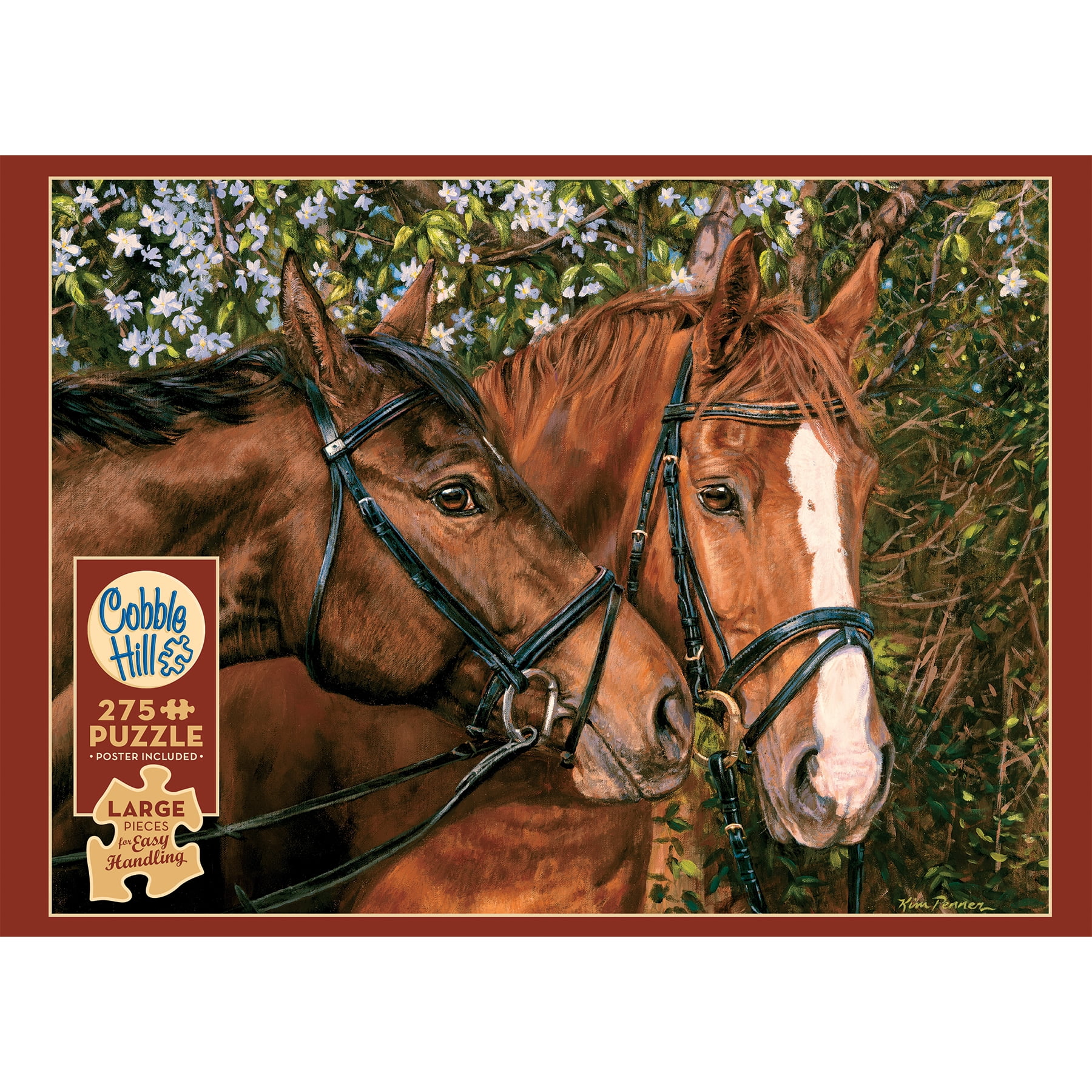 Cobble Hill Friends Forever 275-Piece Easy-Handling Puzzle - Includes Sample Poster, Made In USA - View #6