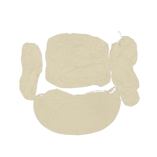 Fundas para sillones reclinables Fundas para sillones reclinables Lavables Protectoras Poliéster Ligeras Beige Blanco
