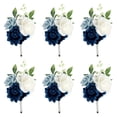 thumbnail image 1 of 6x BOUTONNIER BOUDAL Bridal Bridegroom Boutonnenes Rosages de moda para la boda de aniversario de la fiesta del día de San Valentín, 1 of 8