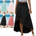 thumbnail image 2 of Summer Athletic Skirt With Pockets Stretchy Golf Practice Wear Ruffle Trim, 2 of 15
