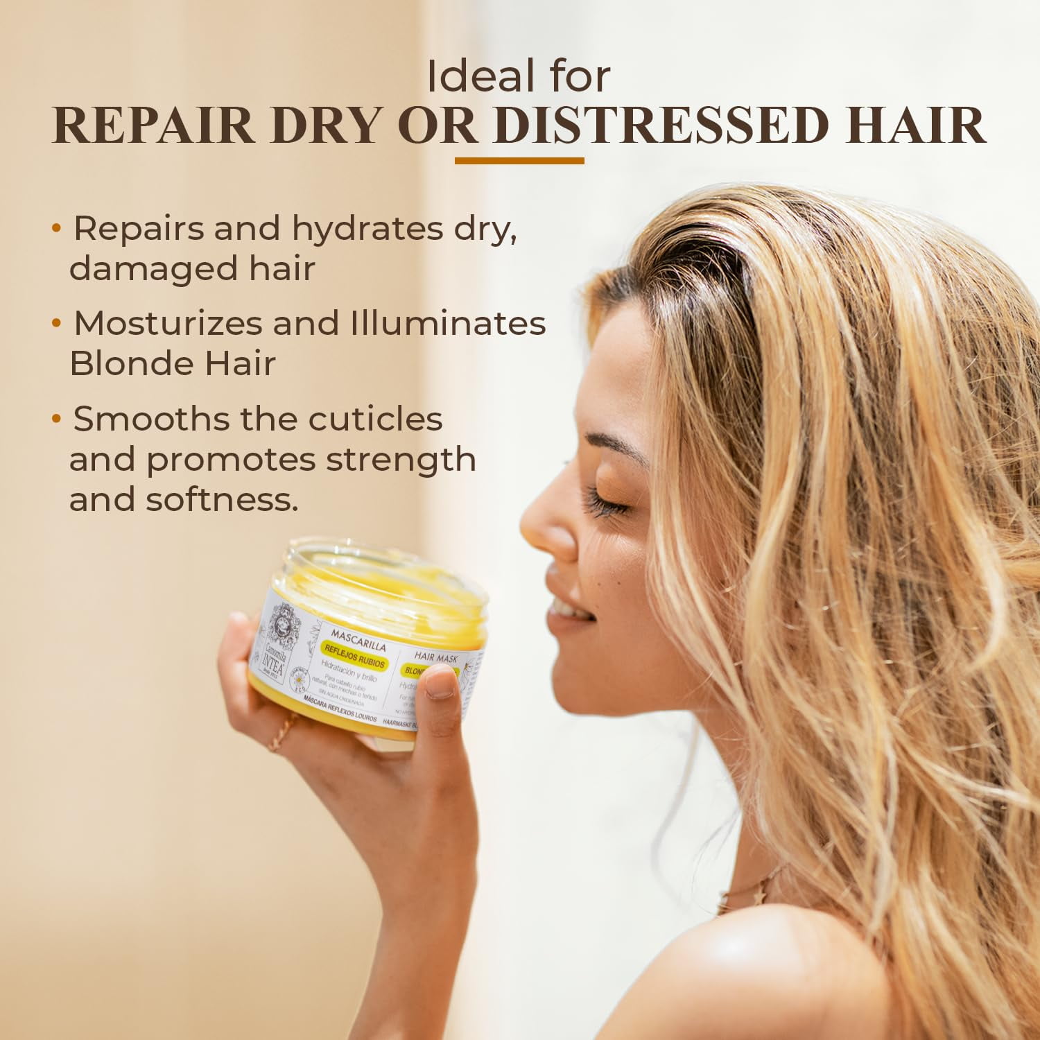Camomila Intea Hair Lightener - 3-in-1 Kit Natural Blond Kit Camomila Intea