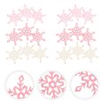 thumbnail image 3 of 50 Pcs Matériaux de Pince à Cheveux Faits à la Main pour Enfants Patch Mini Flocon de Neige Patch, 3 of 9