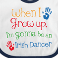 thumbnail image 4 of Inktastic Irish Dancer Future Boys or Girls Baby Bib, 4 of 4