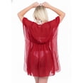 thumbnail image 2 of HAPPY BAY Women's Beachwear Swimsuit Coverups Summer Swim Beach Dress Cover ups for Swimwear Women Loose Boho Bathing Suit M-L Red_AC714, 2 of 5