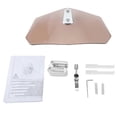 thumbnail image 1 of Universal Motorcycle Adjustable Windscreen Wind Deflector Windshield (Tawny), 1 of 3