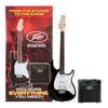 Peavey Raptor + Plus Stage Pack Black 6 String Electric Guitar Tuner Bag & Amp