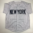 thumbnail image 4 of Autographed/Signed Mike Mussina New York Pinstripe Baseball Jersey JSA COA, 4 of 4