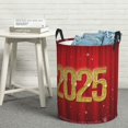 thumbnail image 6 of Bingfone Happy New Year 2025 F Waterproof Foldable Laundry Hamper Bucket with Handles for Storage Bin,Clothes Hamper (Medium ), 6 of 6