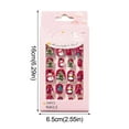 thumbnail image 4 of Christmas Children’s Nail Stickers - 24pc Cute Wearable Pack for Kids 24PCS, 4 of 4