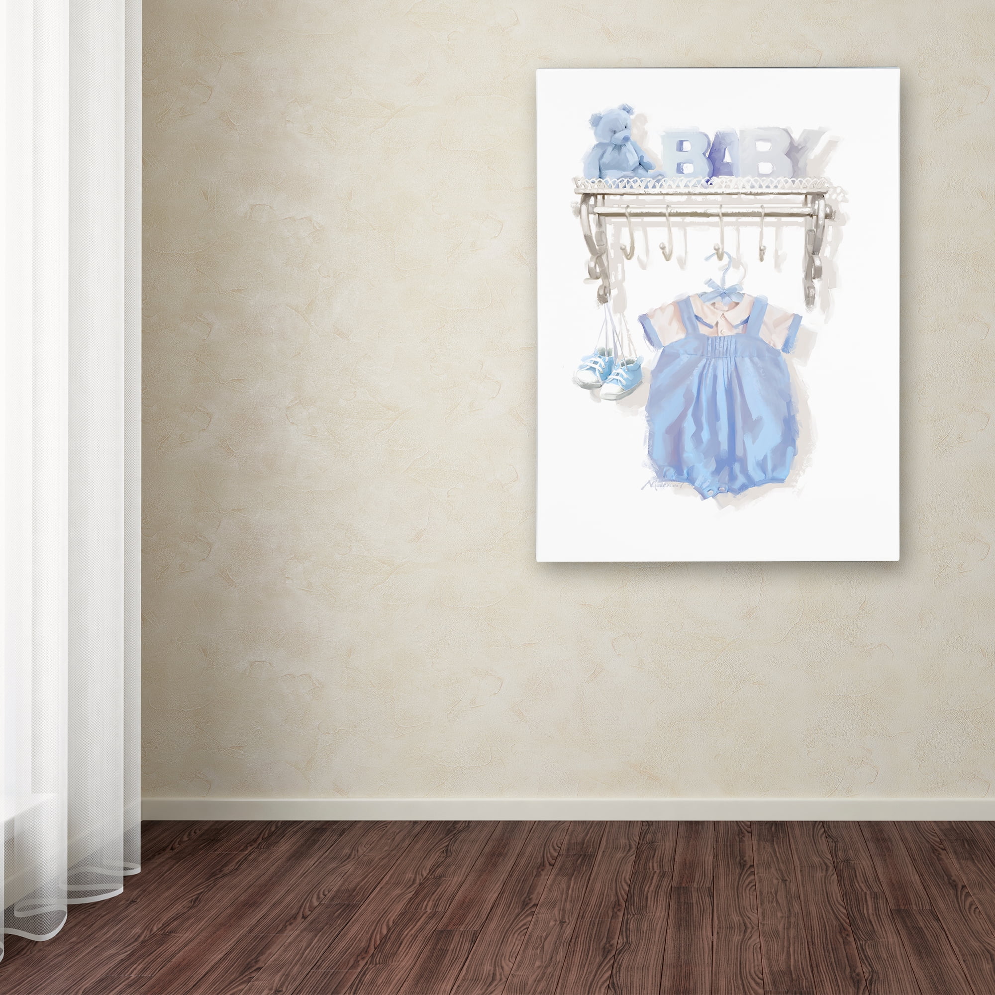Trademark Fine Art 'Birth Blue' Canvas Art by The Macneil Studio