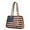 Taupe, variant on Nevaeh Womens Satchel Bag Vegan Leather Shoulder bag USA Flag Print Large handbags Black Purse by Mia K