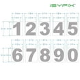 iSYFIX Gold Brushed Vinyl Numbers Stickers - 3 Inch Self Adhesive 2 ...