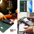 thumbnail image 6 of for Google Pixel 9a Wallet Case with RFID Blocking Card Slots, Fashion PU Leather Flip Kickstand Magnetic Phone Cover Women Men, Support Wireless Charging, Full Body Protection - Darkgreen, 6 of 11