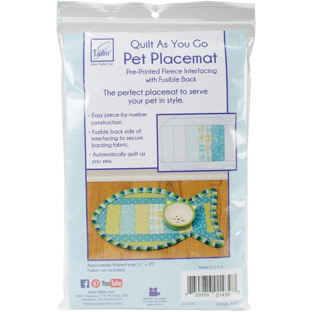June Tailor Quilt As You Go Pet PlacematCat 11"X18"