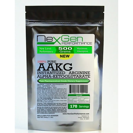 AAKG poudre 500g (1.1lb) - L-Arginine Alpha-cétoglutarate -Muscle Force