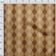 thumbnail image 4 of oneOone Polyester Spandex Light Brown Fabric Argyle Craft Projects Decor Fabric Printed By The Yard 56 Inch Wide, 4 of 4