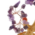 thumbnail image 4 of Árbol de cristal Bonsai Crystal Bonsai Escultura Piedra Preciosa Fengshui Lucky Tree Decor , Púrpura, 4 of 9