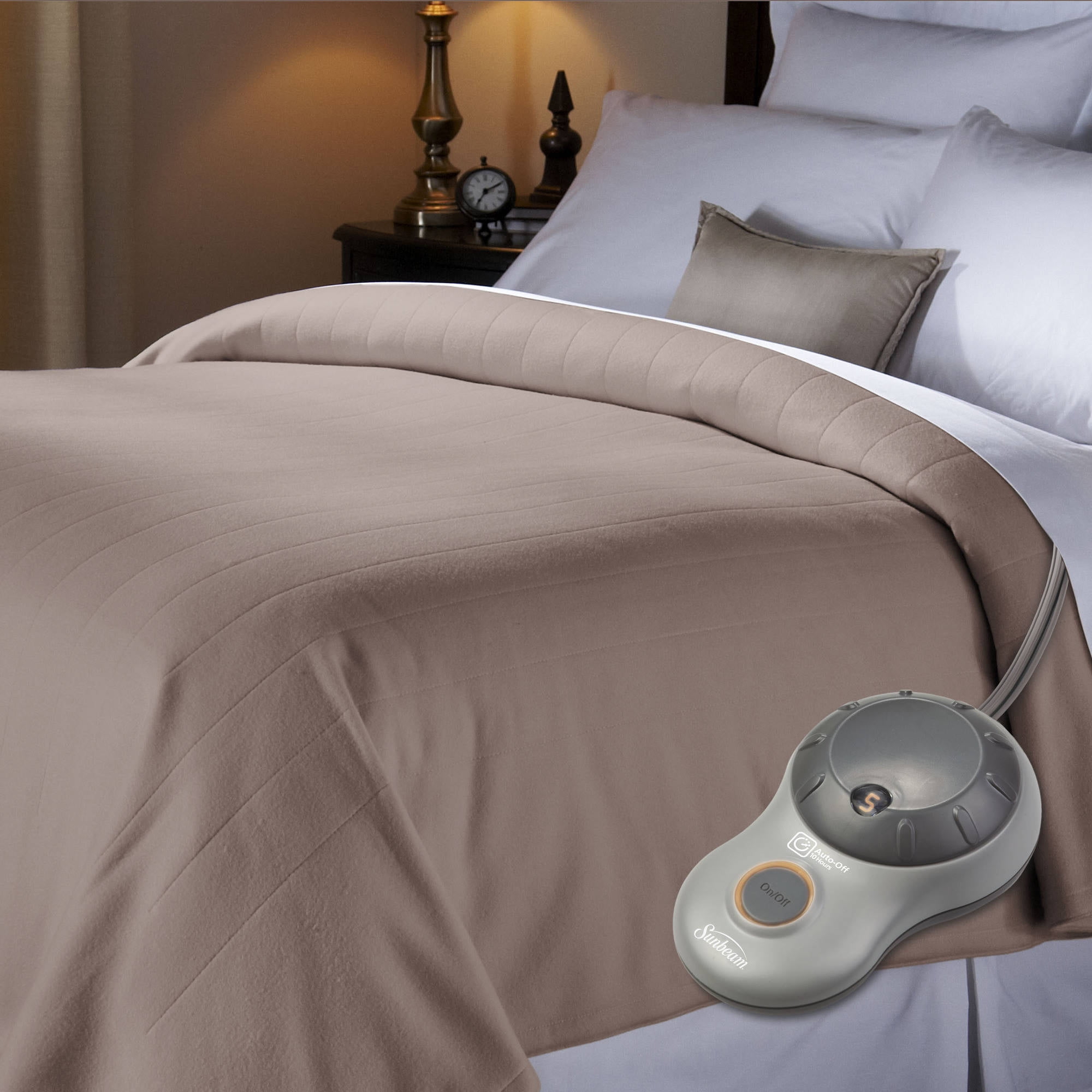 Sunbeam Electric Heated Fleece Blanket - Walmart.com